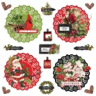 Chipboard , Chipboard Clusters / Simple Stories Simple Vintage Christmas Lodge (1 csomag)