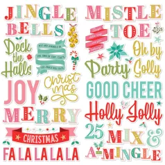   Matrica , Foam Stickers / Simple Stories Mix & A-Mingle (2 ív)