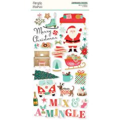   Chipboard 6"X12", Chipboard / Simple Stories Mix & A-Mingle (1 ív)