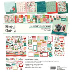   Papírkészlet 12" (30 cm), Collector's Essential Kit / Simple Stories Mix & A-Mingle (1 csomag)
