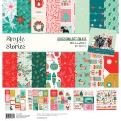   Papírkészlet 12" (30 cm), Collection Kit / Simple Stories Mix & A-Mingle (1 csomag)