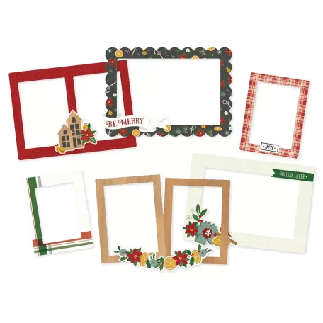 Chipboard , Chipboard Frames / Simple Stories Hearth & Holiday (1 csomag)