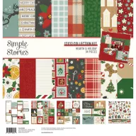   Papírkészlet 12" (30 cm), Collection Kit / Simple Stories Hearth & Holiday (1 csomag)