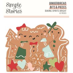   Kivágatok , Bits & Pieces / Simple Stories Baking Spirits Bright (1 csomag)