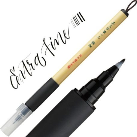 Kuretake ecsetfilc XT1, Extra Fine Black / Kuretake Bimoji Fude Pen (1 db)