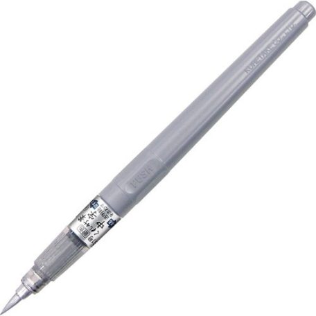 Kuretake ecsetfilc , Medium Silver / Kuretake Fude Pen (1 db)