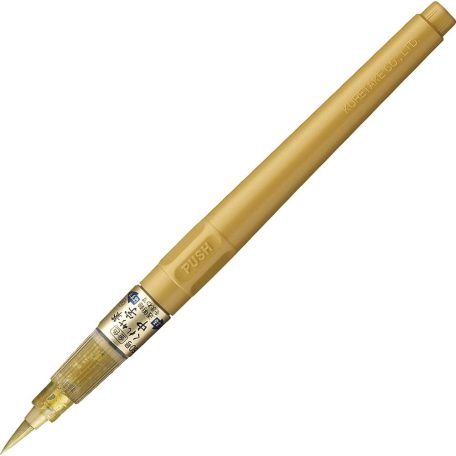 Kuretake ecsetfilc , Medium Gold / Kuretake Fude Pen (1 db)