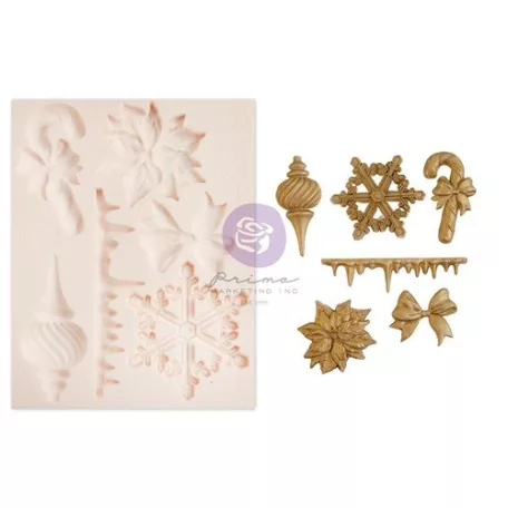 Prima Marketing szilikon öntőforma, Decor Mould / Candy Cane Lane (1 db)