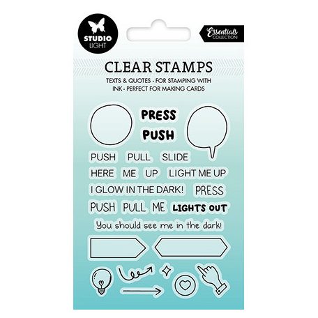 Szilikonbélyegző , Interactions Light Up your craft Essentials nr. 154 / SL Clear Stamp (1 csomag)