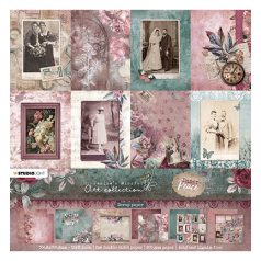   Papírkészlet , Backgrounds & Elements Inner Peace nr.13 Jenine's/ SL Scrap set (12 lap)