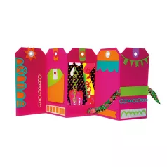   Vágósablon, Ini-Mini Zig-zag Journal Mixed-Up Collection nr.417 / Art by Marlene Cutting Die (1 csomag)