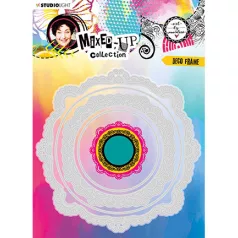   Vágósablon, Deco Frame Mixed-Up Collection nr.418 / Art by Marlene Cutting Die (1 csomag)