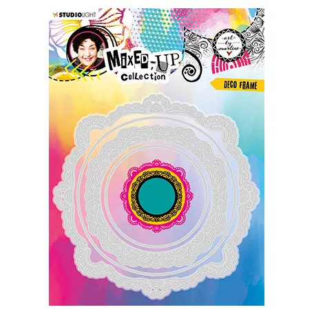 Vágósablon, Deco Frame Mixed-Up Collection nr.418 / Art by Marlene Cutting Die (1 csomag)