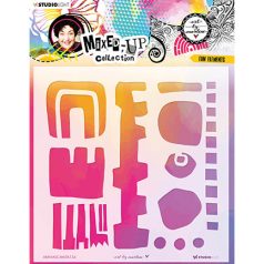   Stencil, Fun Elements Mixed-Up Collection nr.134 / Art by Marlene Mask (1 db)