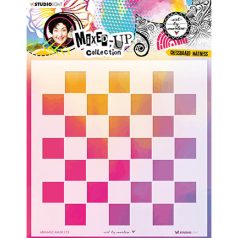   Stencil, Chesboard Madness Mixed-Up Collection nr.135 / Art by Marlene Mask (1 db)