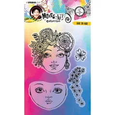   Szilikonbélyegző, Face To Face Mixed-Up Collection nr.287 / Art by Marlene Clear Stamp (1 csomag)