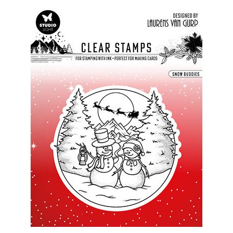 Szilikonbélyegző , Snow buddies Essentials nr.299 / SL Clear Stamp (1 csomag)