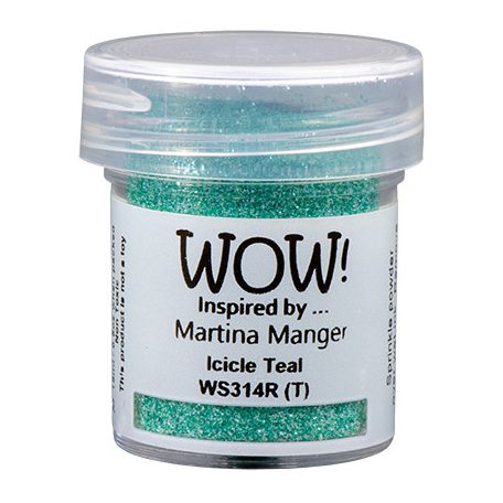 Domborítópor , Icicle Teal Wow! Embossing Glitters/ WoW! Embossing Powder (1 db)