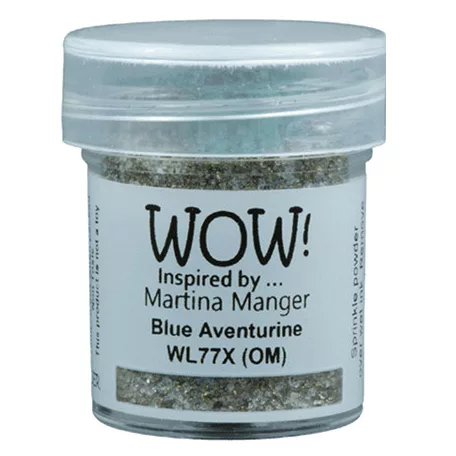 Domborítópor , Blu Aventurine(OM) Wow! Colour Blends/ WoW! Embossing Powder (1 db)