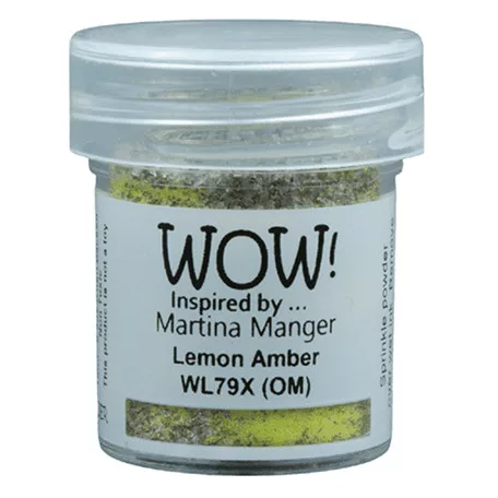 Domborítópor , Lemon Amber(OM) Wow! Colour Blends/ WoW! Embossing Powder (1 db)