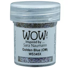   Domborítópor - Golden Blue(OM) Wow! Embossing Glitters/ WoW! Embossing Powder (1 db)