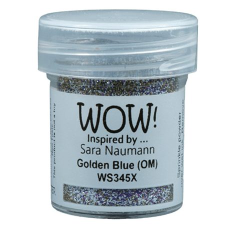 Domborítópor - Golden Blue(OM) Wow! Embossing Glitters/ WoW! Embossing Powder (1 db)
