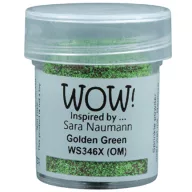   Domborítópor - Golden Green(OM) Wow! Embossing Glitters/ WoW! Embossing Powder (1 db)
