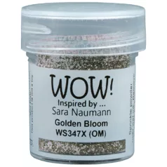   Domborítópor - Golden Bloom(OM) Wow! Embossing Glitters/ WoW! Embossing Powder (1 db)