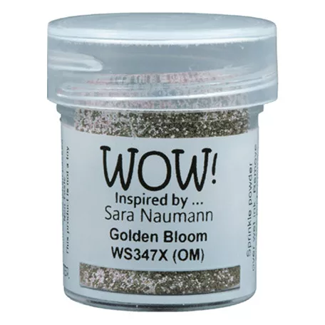 Domborítópor - Golden Bloom(OM) Wow! Embossing Glitters/ WoW! Embossing Powder (1 db)