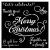 Stencil 18x18cm, Christmas Merry Christmas / Stamperia Thick Stencil (1 ív)
