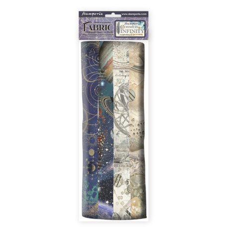 Textíl lapok 12" (30 cm), Cosmos Infinity / Stamperia Fabric Sheets (1 csomag)