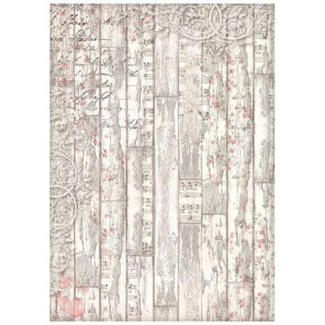Rizspapír A4, Sweet winter wood pattern / Stamperia Rice Paper (1 ív)