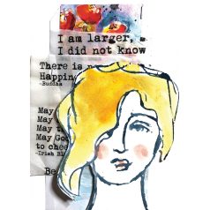   Gumibélyegző , Lovely Women / Dina Wakley media cling stamp (1 csomag)