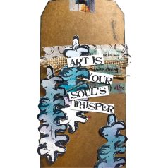   Gumibélyegző , Scribbled Branches / Dina Wakley media cling stamp (1 csomag)