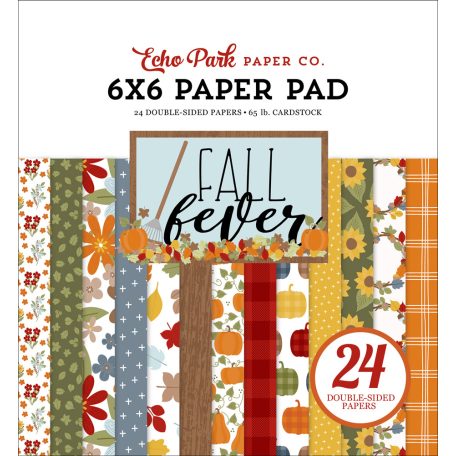 Papírkészlet 6" (15 cm), Fall Fever / Echo Park Paper Pack (24 lap)