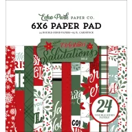   Papírkészlet 6" (15 cm), Christmas Salutations No. 2 / Echo Park Paper Pack (24 lap)