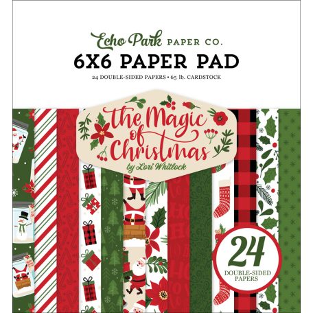 Papírkészlet 6" (15 cm), The Magic of Christmas / Echo Park Paper Pack (24 lap)