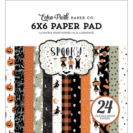 Papírkészlet 6" (15 cm), Spooky / Echo Park Paper Pack (24 lap)