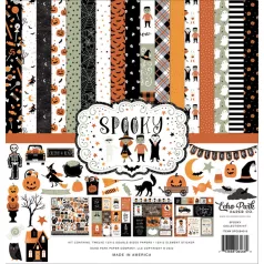   Scrapbook Papírkészlet 12" (30 cm) Spooky Collection Kit (1 csomag)