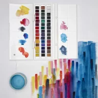   Akvarellfesték készlet 45 szín, Whole Pan studio set / Winsor&Newton Cotman Watercolour (1 db)