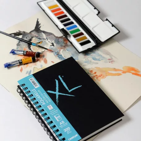 Canson XL Akvarell spirálos vázlatfüzet A5 - 300 g - XL Watercolour Artbook (68 oldal)