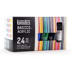   Liquitex Basics akrilfesték készlet , 24x22ml / Liquitex Acrylic Paint (24 db)
