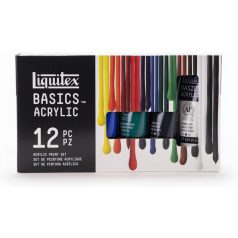   Liquitex Basics akrilfesték készlet , 12x22ml / Liquitex Acrylic Paint (12 db)