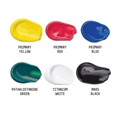   Liquitex Basics akrilfesték készlet , 6x22ml / Liquitex Acrylic Paint (6 db)