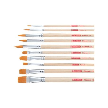 Ecset készlet olaj- és akrilfestéshez, Talens Art Creation Filament (9 db)