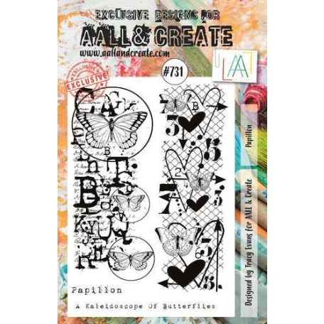 Szilikonbélyegző , Papillon / AALL Stamp (1 db)