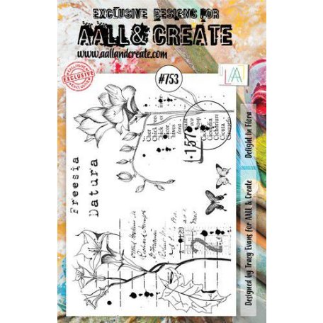 Szilikonbélyegző , Delight In Flora / AALL Stamp (1 db)