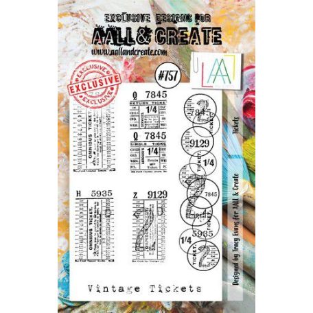 Szilikonbélyegző , Tickets / AALL Stamp (1 db)