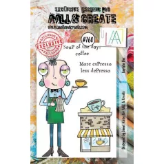 Szilikonbélyegző , Barista Dee / AALL Stamp (1 db)