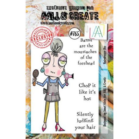 Szilikonbélyegző , Hairdresser Dee / AALL Stamp (1 db)